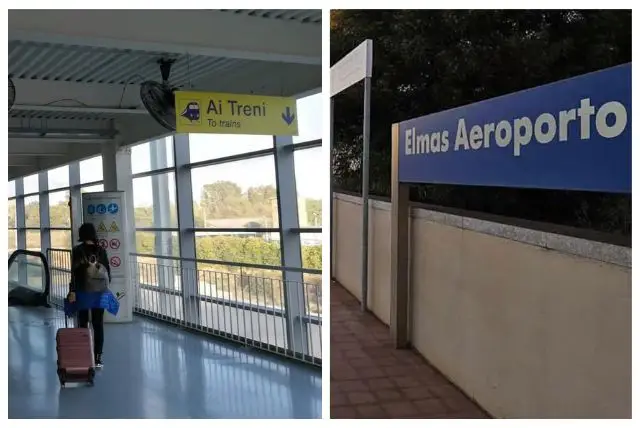 רכבת משדה התעופה בקליארי עד למלון במרכז העיר credit to getyourguide.com